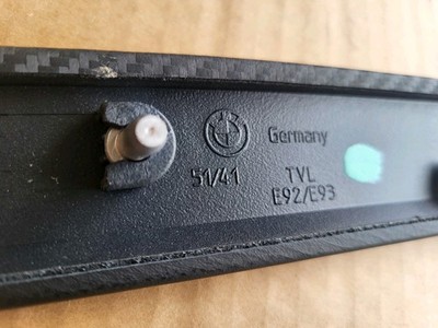 BMW E92 E93 Dekor Interieur  Carbon Leiste Fahrer Tür Verkleidung 8036687 LINKS