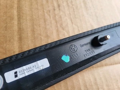 BMW E92 E93 Dekor Interieur Carbon Leiste Beifahrer Tür Verkleidung 8036688