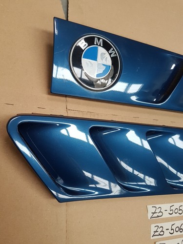 BMW Z3 Roadster Lufteinlass Ki​emen Ziergitter Motorhaube Blau rechts links
