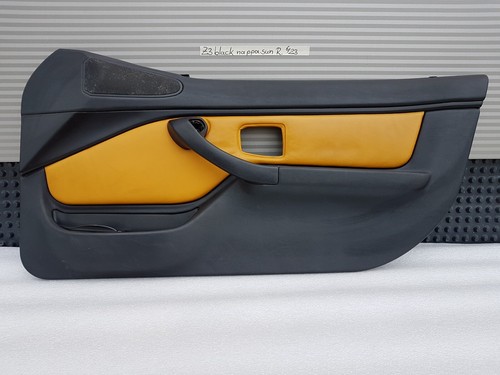 BMW Z3 Roadster Tür Verkleidung Türtafel Leder schwarz gelb nappa sun mit Griff