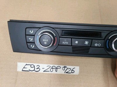 BMW E92 E93 Klimabedienteil Bedienteil Heizung Klima Luft Klimaautomatik 9182288