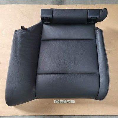 BMW E93 Cabrio Rückbank Sitz Unterteil Rücksitz RECHTS Leder schwarz 9113028