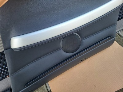 BMW E93 Cabrio Seiten Verkleidung HINTEN RECHTS Leder Schwarz + Beleuchtung 