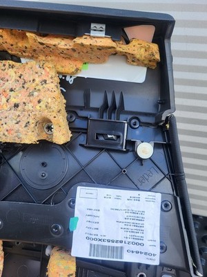 BMW E93 Cabrio Seiten Verkleidung HINTEN RECHTS Leder Schwarz + Beleuchtung 