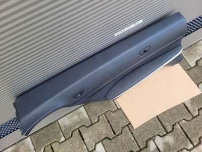 BMW E93 Cabrio Seiten Verkleidung HINTEN LINKS Leder Schwarz + Beleuchtung 