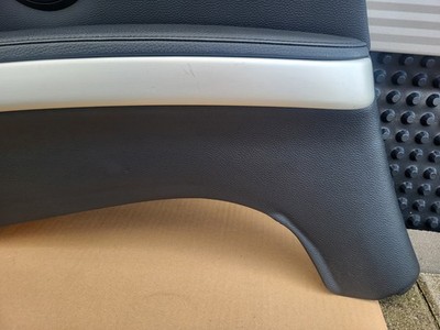 BMW E93 Cabrio Seiten Verkleidung HINTEN LINKS Leder Schwarz + Beleuchtung 
