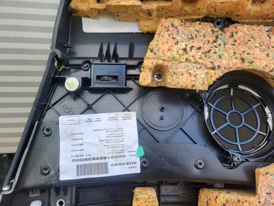 BMW E93 Cabrio Seiten Verkleidung HINTEN LINKS Leder Schwarz + Beleuchtung 