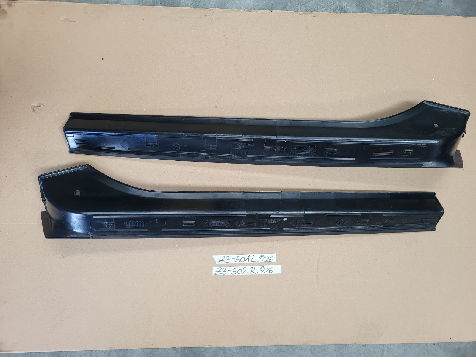 BMW Z3 Einstiegsleisten Verkleidung Schweller Abdeckung RECHTS + LINKS 8397501