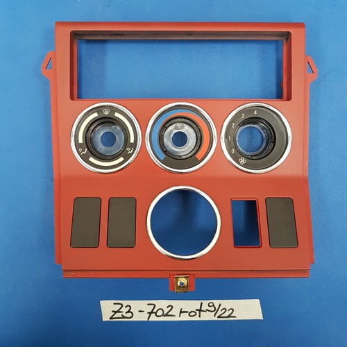 BMW Z3  Mittelkonsole Klima Blende Verkleidung Heizung rot 8397702 Chrom Ringe