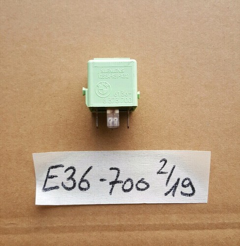BMW E21 E28 E30 E36 E46 Z1 Z3 F30 F31 F10 Relais Schliesser grün 8373700