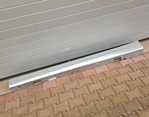 BMW E90 E91 Seiten Schweller Leiste 7062297 LINKS Silber Kratzer ABHOLUNG