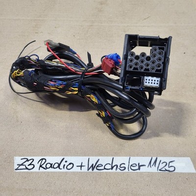 BMW Z3 Roadster Audio Kabelbaum Radio Adapter + CD Wechsler Kabel 1388889