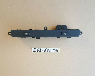 BMW 6er E63 E64 Schaltzentrum DTC Modul PDC Park Schalter Leiste 6956670