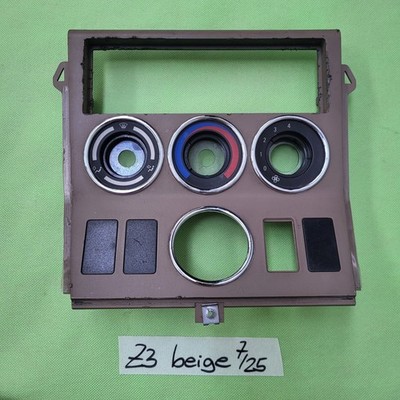 BMW Z3  Mittelkonsole Klima Blende Verkleidung Heizung beige 8397702 Chrom Ringe