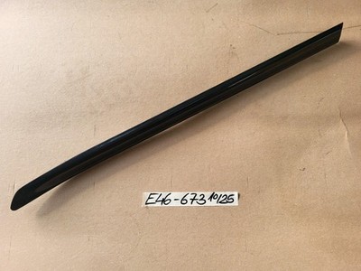 Leiste BMW E46 Cabrio Zierleiste Blende Seitenwand HINTEN LINKS  Schwarz 8208673