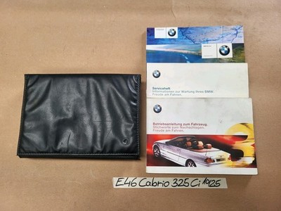 BMW E46 Cabrio Bordmappe Service Heft Betriebsanleitung 325 Ci M54 Motor 