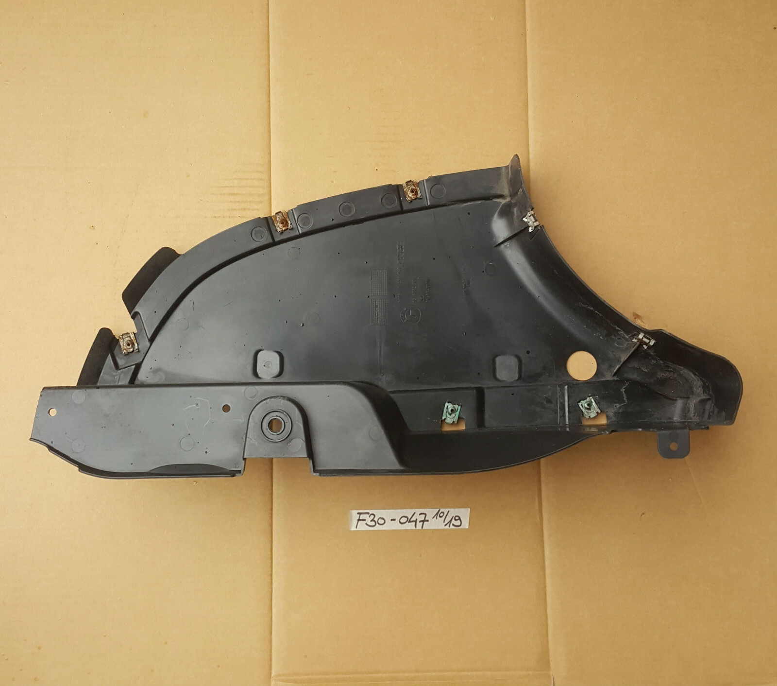 BMW F30 F31 Unterbodenverkleidung Unterfahrschutz hinten links 7258047