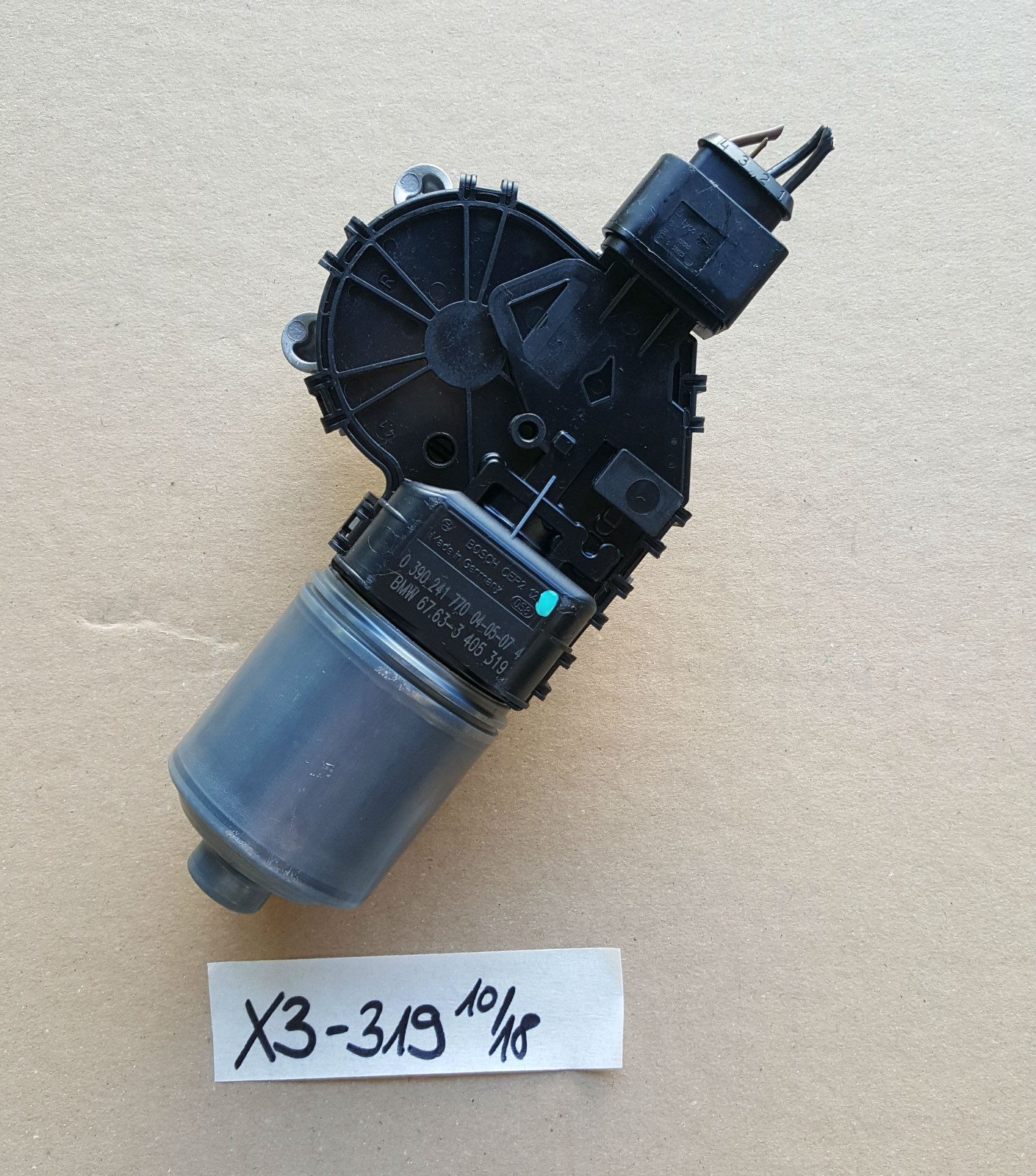 BMW X3 E83 Scheibenwischer Motor vorne 3405319  Wischer Motor