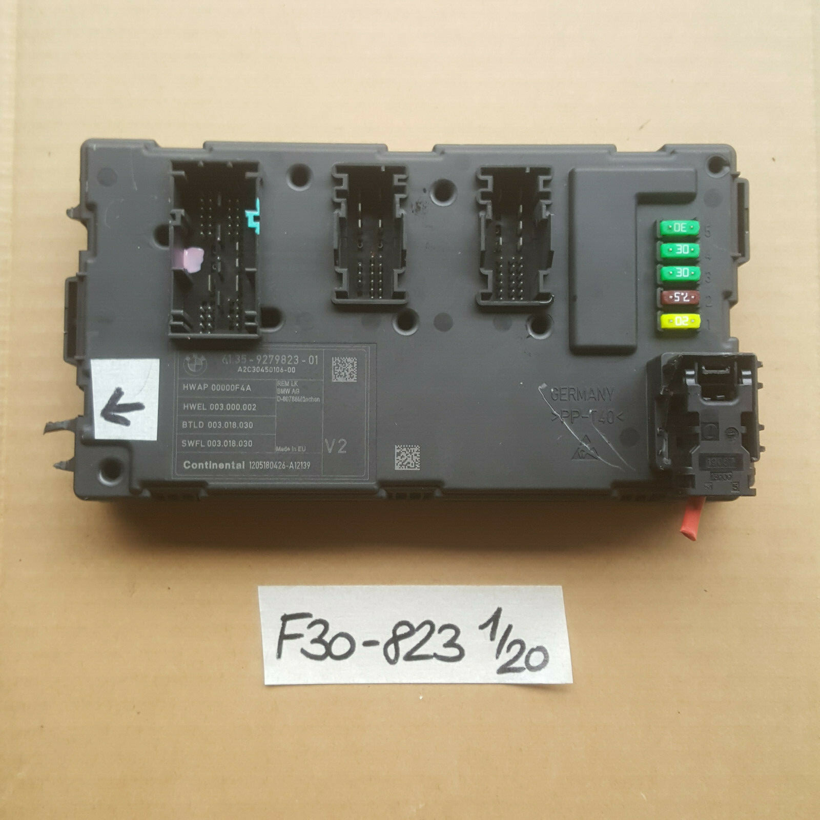 BMW F31 F30 REM LK Modul  Steuergerät  9279823 Sicherungskasten Zentralelektrik