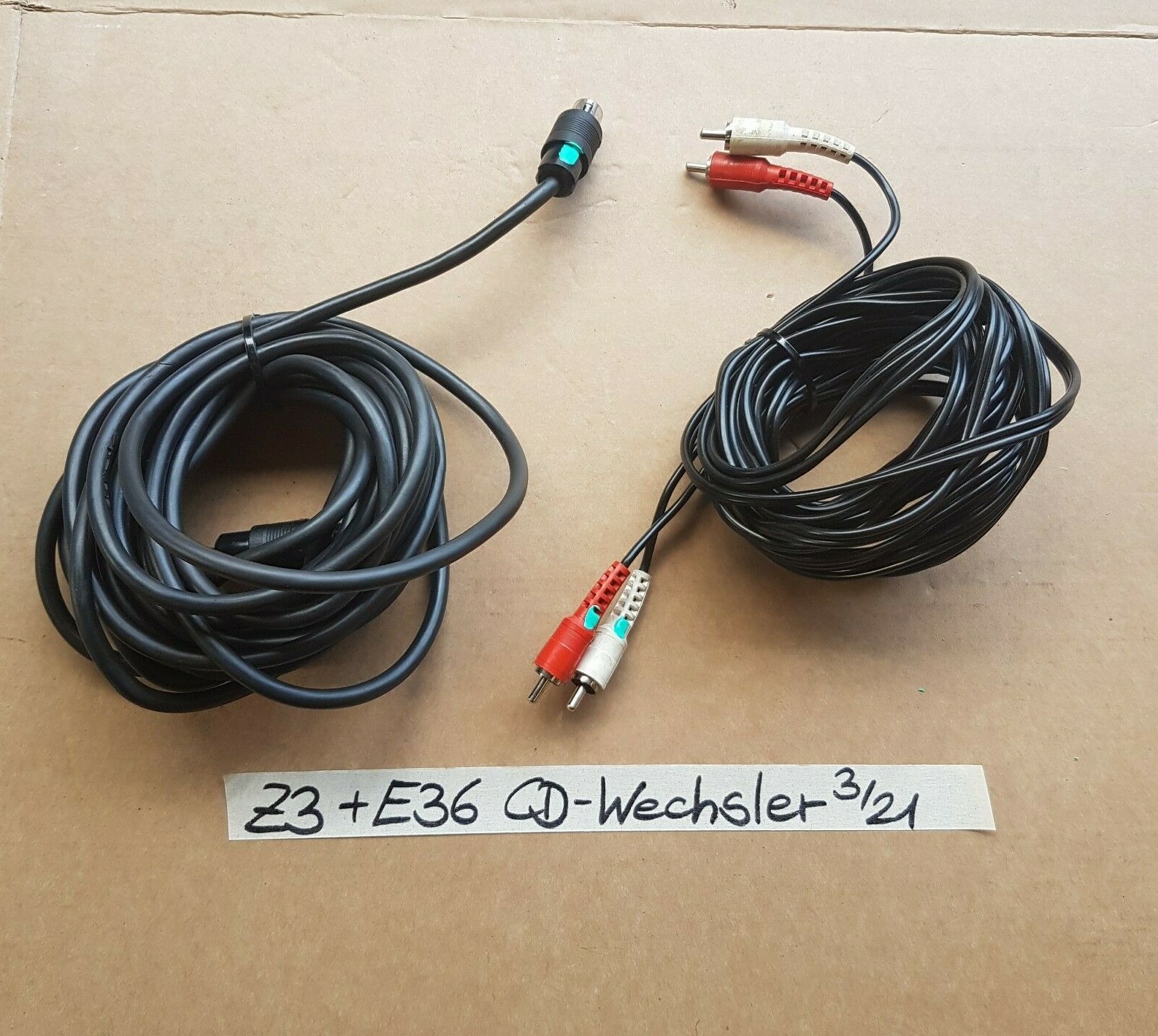 BMW Z3 Roadster + Coupe Wechsler Audio Kabel Verbindungskabel CD-Wechsler 