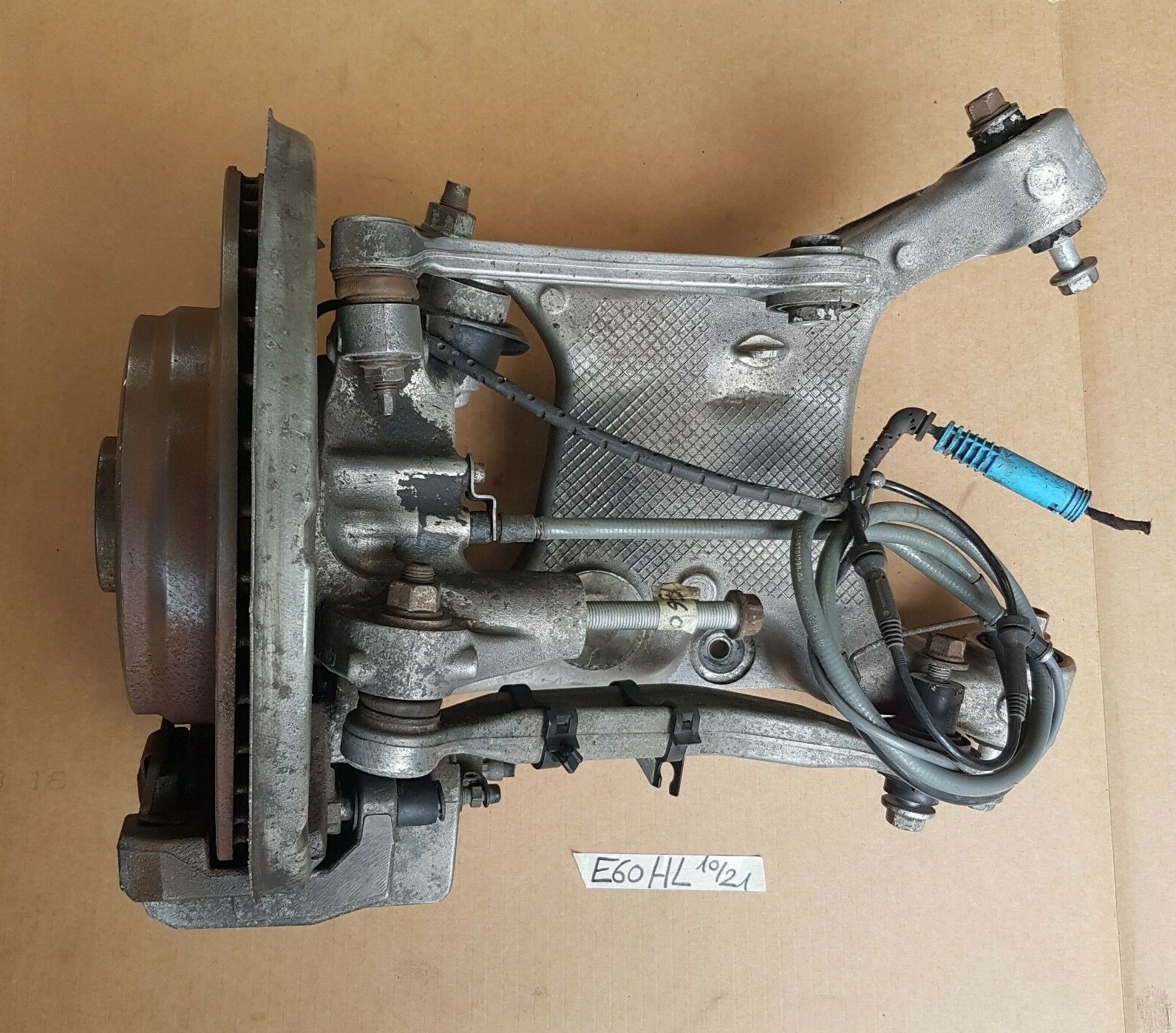 BMW E60 Achsschwinge Achsschenkel Radnabe Schwenklager Zugstrebe HINTEN LINKS