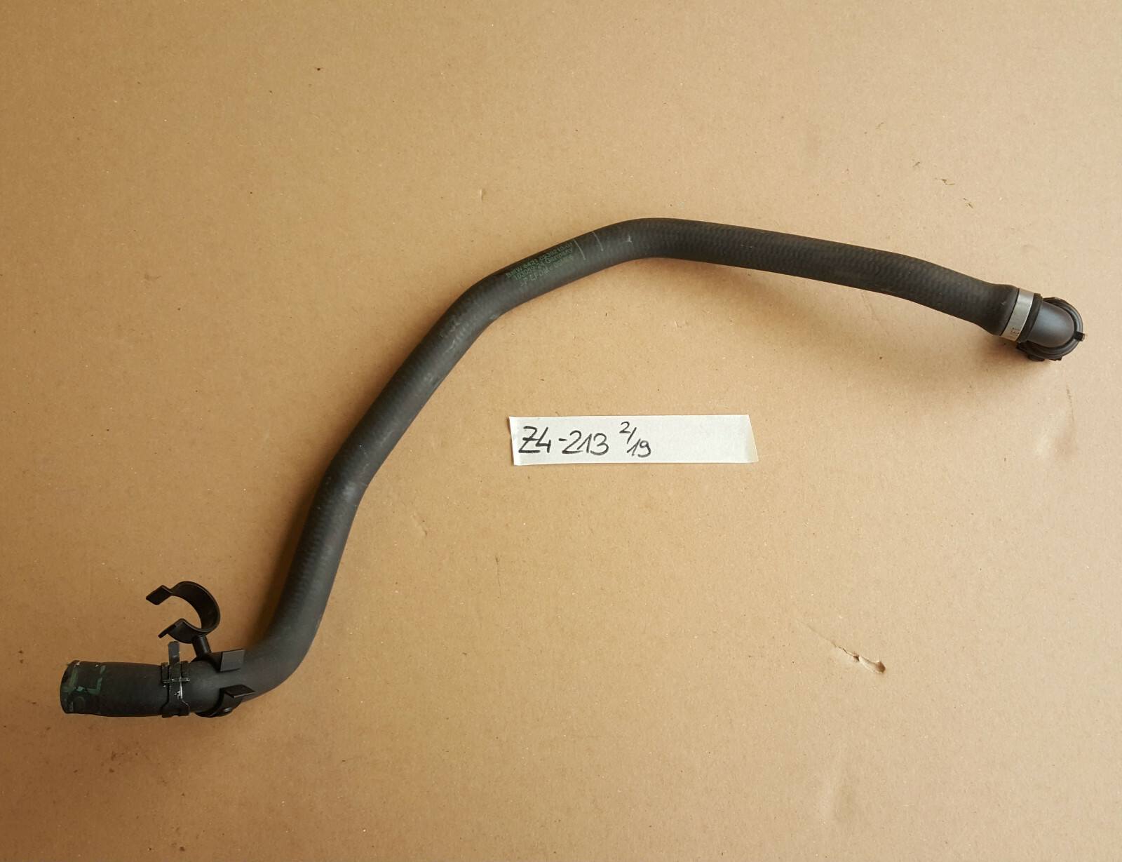 BMW Z4 E85 Schlauch Heizkörper Zusatz Wasserpumpe 6939213 Kühlerschlauch N46