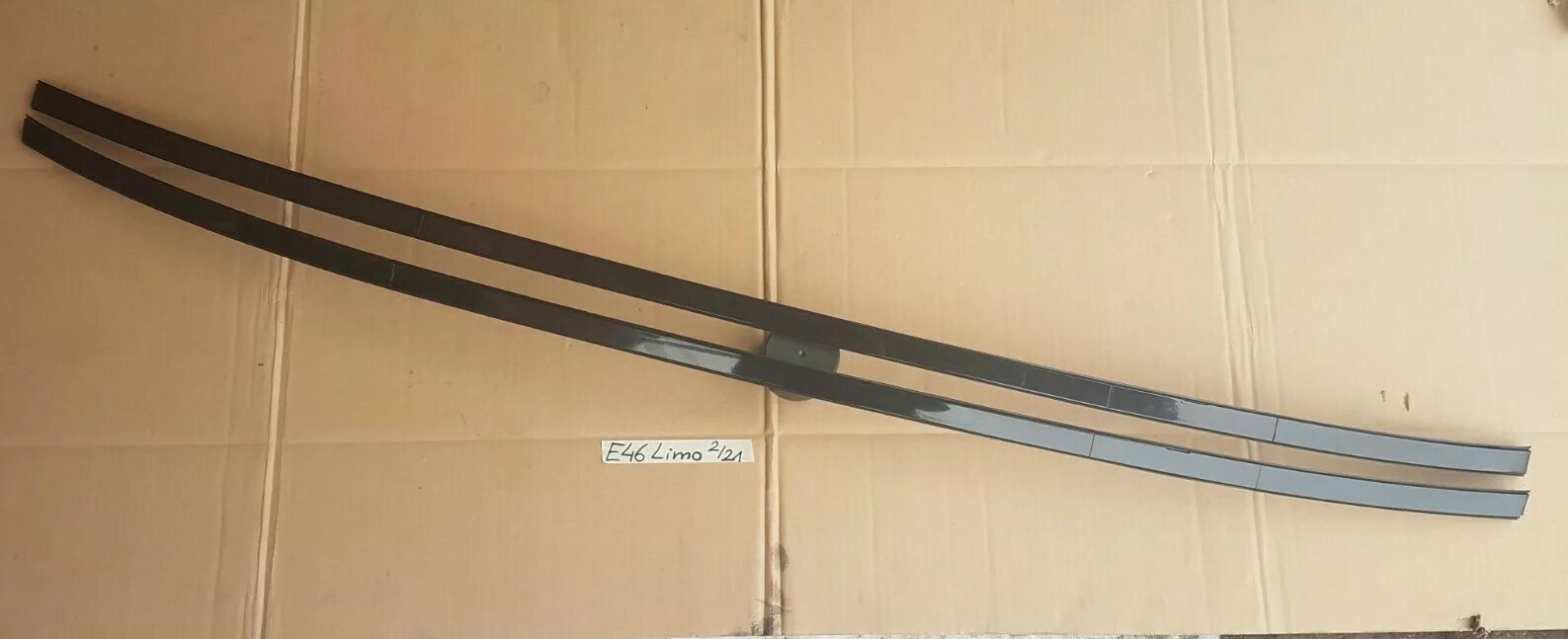 BMW E46 Limousine Dachleisten Zierleiste Dach Karrosserie schwarz metallic R+L