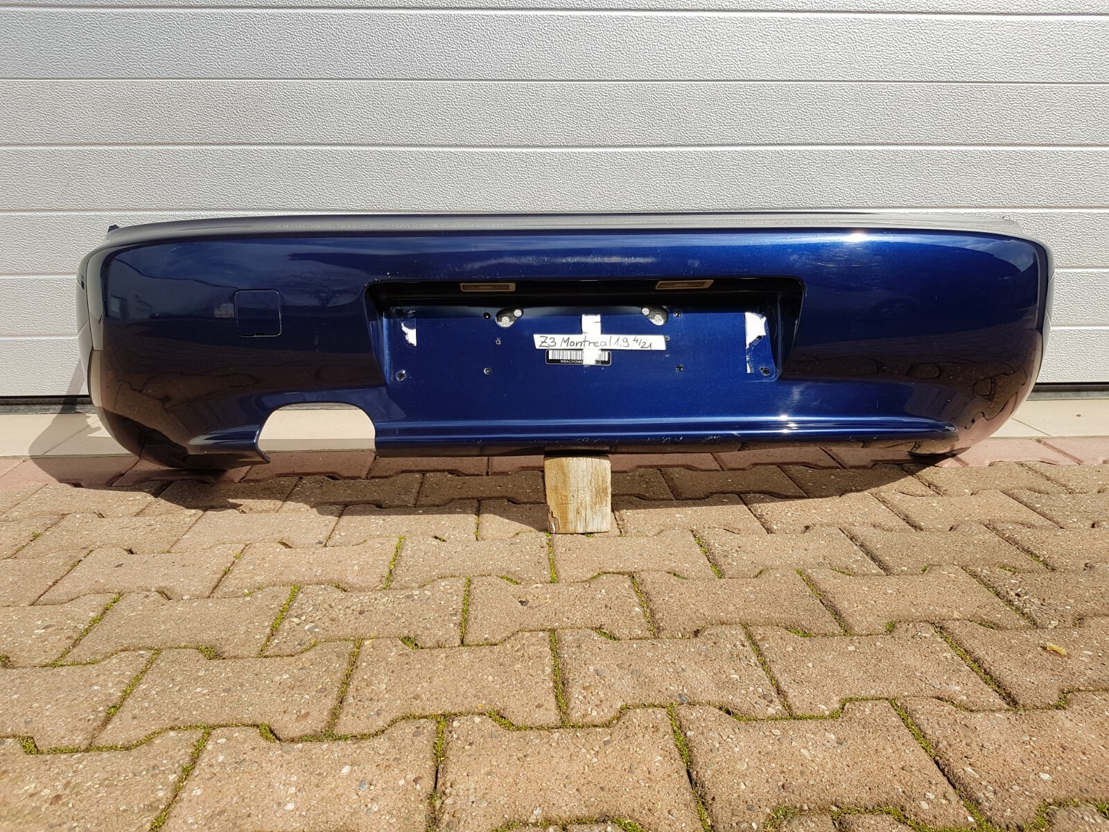 BMW Z3 Heck Stoßstange Verkleidung Stoßfänger HINTEN Heckschürze Montreal blau