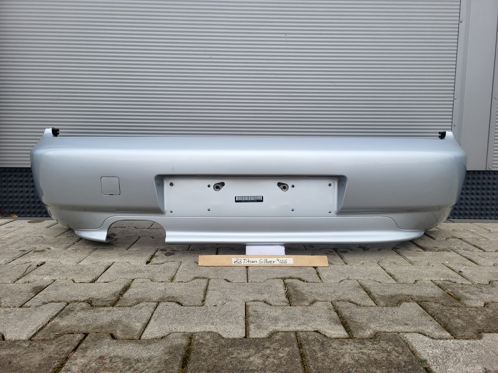 BMW Z3 Facelift Heck Stoßstange Stoßfänger HINTEN Heckschürze Silber ABHOLUNG 